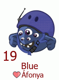 19. Blue Áfonya